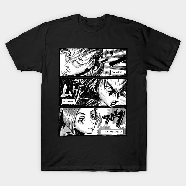 The Good, the Wild & the Pretty - manga T-Shirt by Krobilad